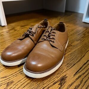 Florsheim Tan Brown Leather Kids Dress Shoes